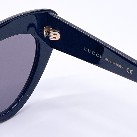 NEW GUCCI GG0895S 001 BLACK CAT EYE WOMEN’S SUNGLASSES GUCCI - Picture 13 of 15